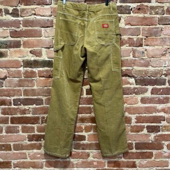 Dickies Corduroy Carpenter Pants Brown Size 3/Size 26 - Picture 5 of 9